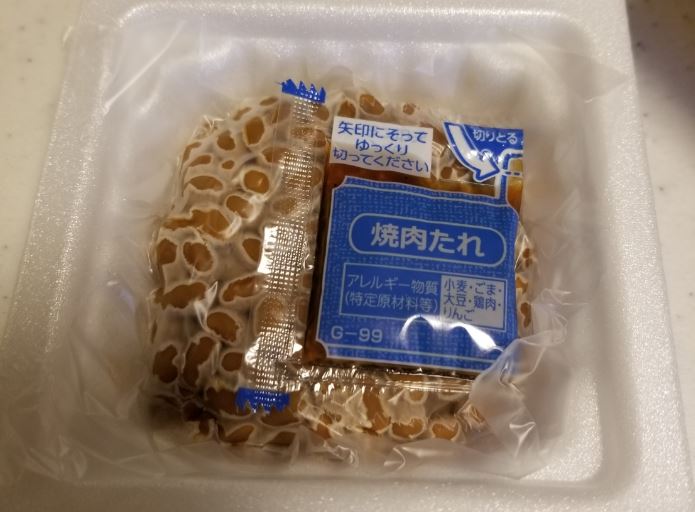 ご飯に合う濃厚焼肉タレで食べる甘~い極小粒納豆