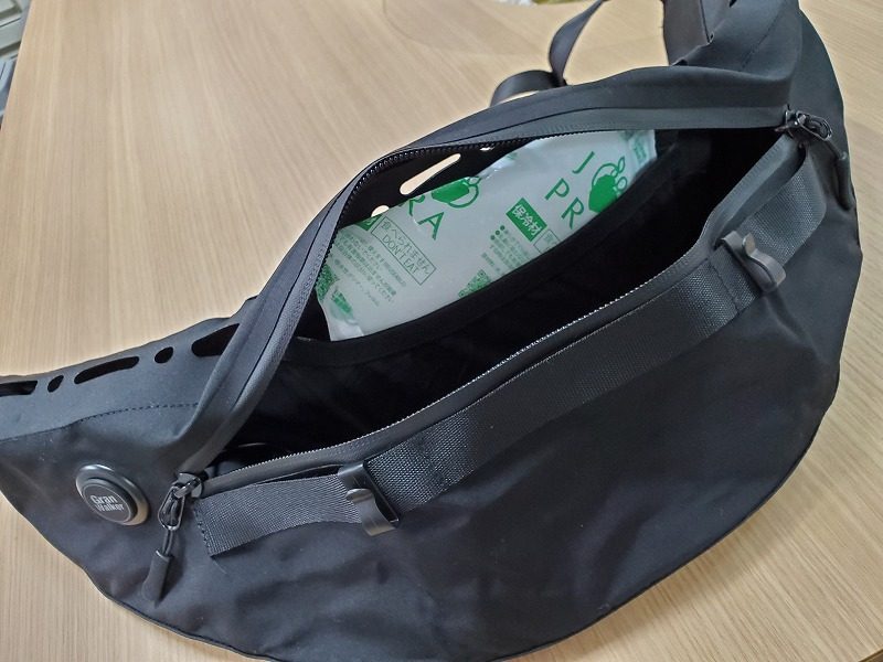 エアコンポーチに保冷剤