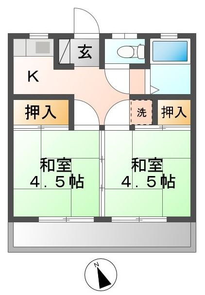 コーポ曲がり松_画像3