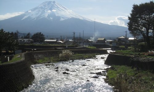富士山と宮川