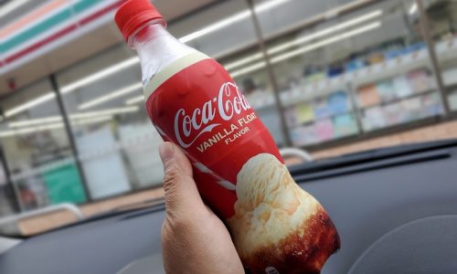 バニラフロートのコーラ