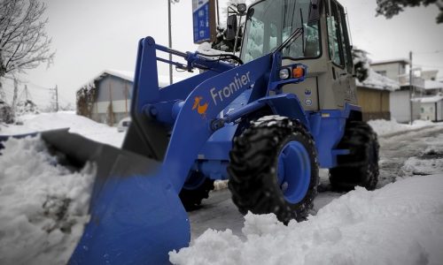 富士吉田市の積雪