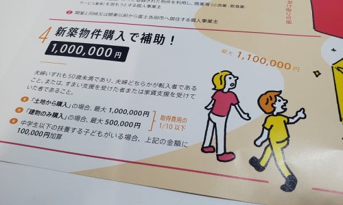 新築物件取得支援奨励金
