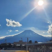 ベールアップ富士山。