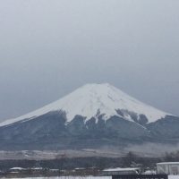 忍野村から見た富士山