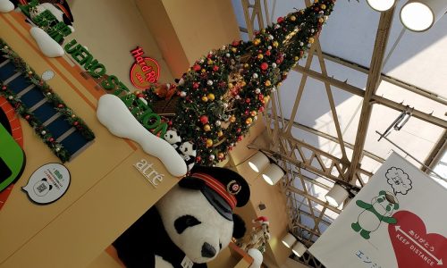 上野駅もクリスマスモード