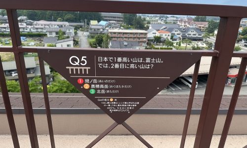 2番目に高い山は？