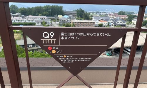 富士山は4つの山からできている。