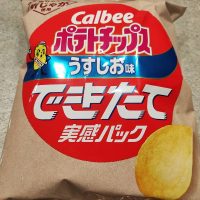 ポテトチップス うすしお できたて実感パック