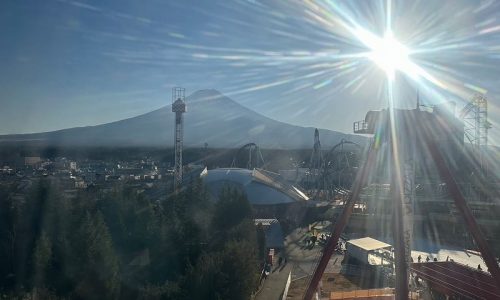 神々しい富士山眺望