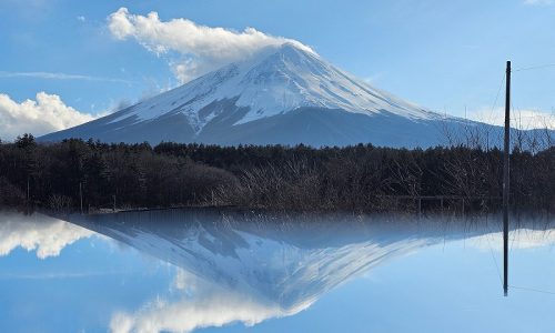 鏡逆さ富士