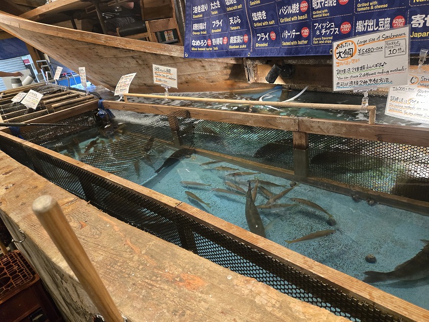 1階の釣り場