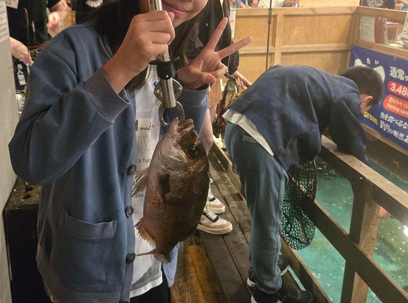 姪っ子と魚