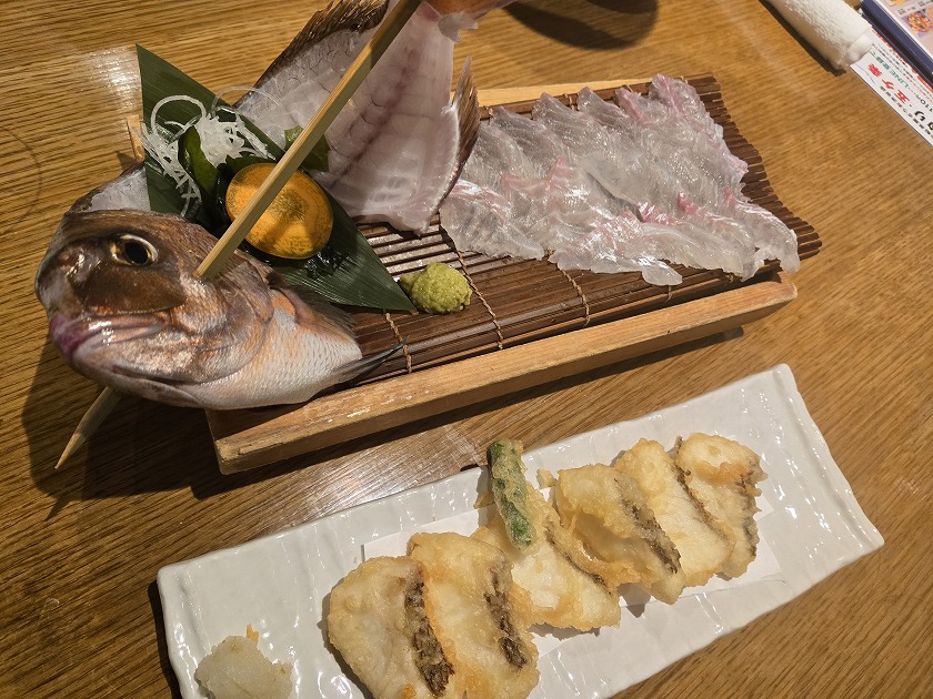 新鮮な魚介