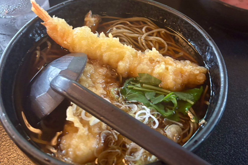 天ぷらそば