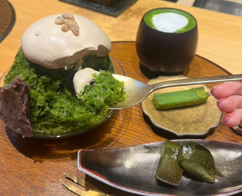 濃厚抹茶の抹茶尽くしセット