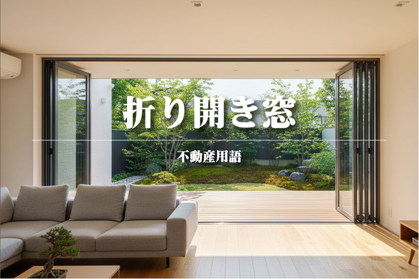 折り開き窓(フォールディング窓)