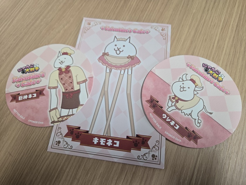 ポストカードとコースター