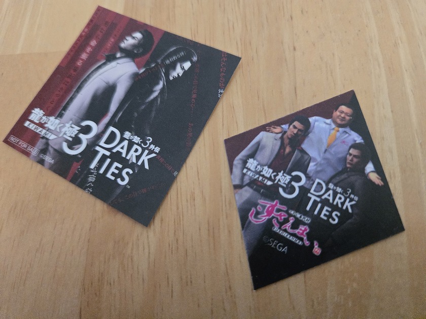 オリジナルステッカーとフードピック