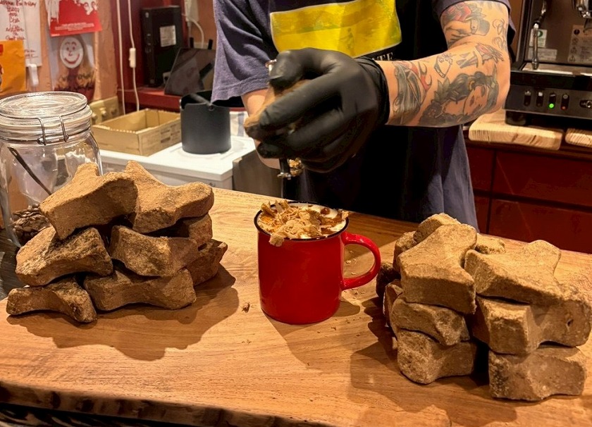 生削り黒糖ラテ