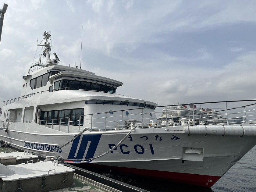 美しい船体のまつなみ